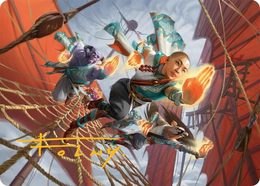Aligned Heart Art Card (52/54) (Gold-Stamped Signature) card from Art Series: Tarkir: Dragonstorm