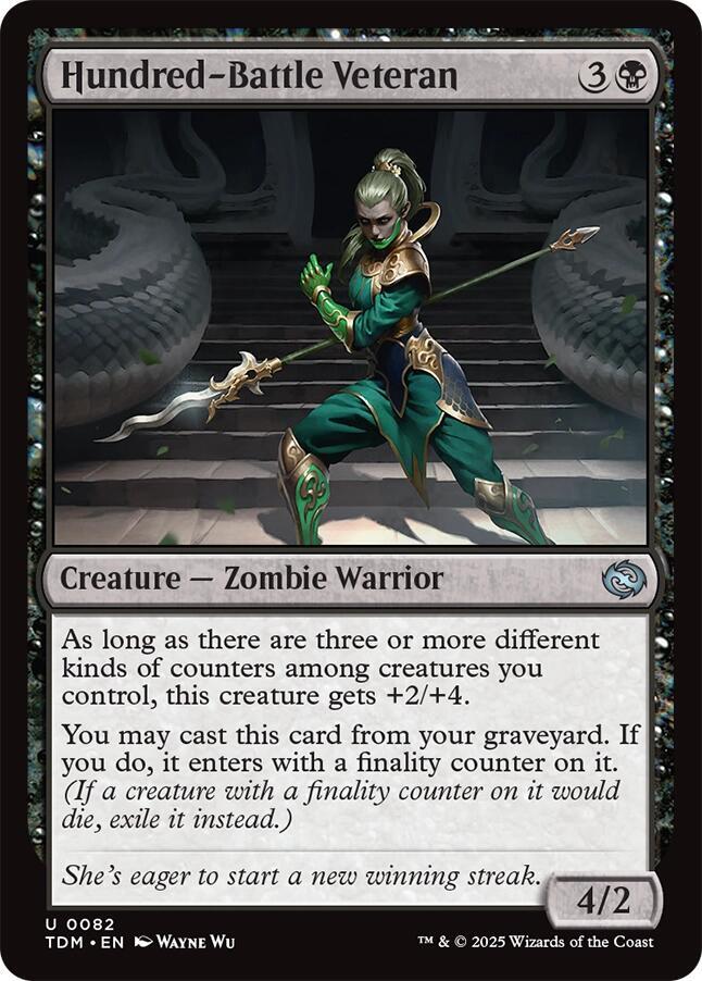 Hundred-Battle Veteran 82 card from Tarkir: Dragonstorm