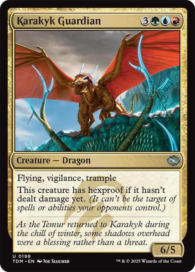 Karakyk Guardian 198 card from Tarkir: Dragonstorm