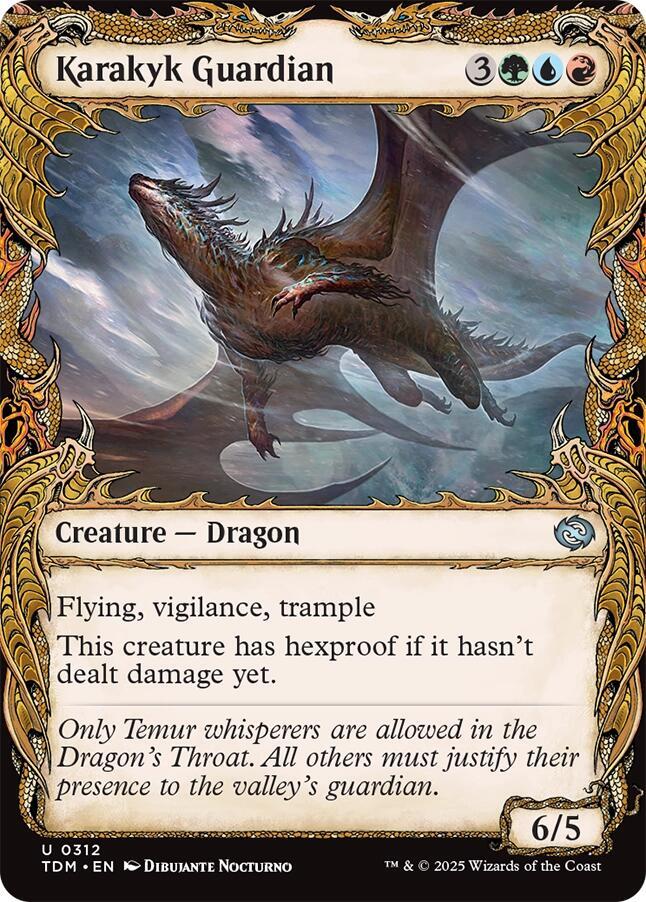 Karakyk Guardian (Showcase) 312 card from Tarkir: Dragonstorm