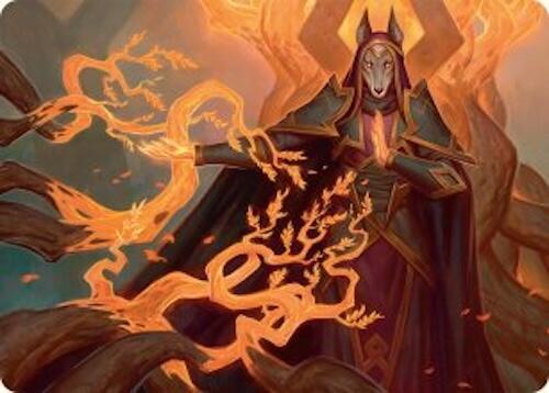 Abzan Devotee Art Card (10/54) card from Art Series: Tarkir: Dragonstorm