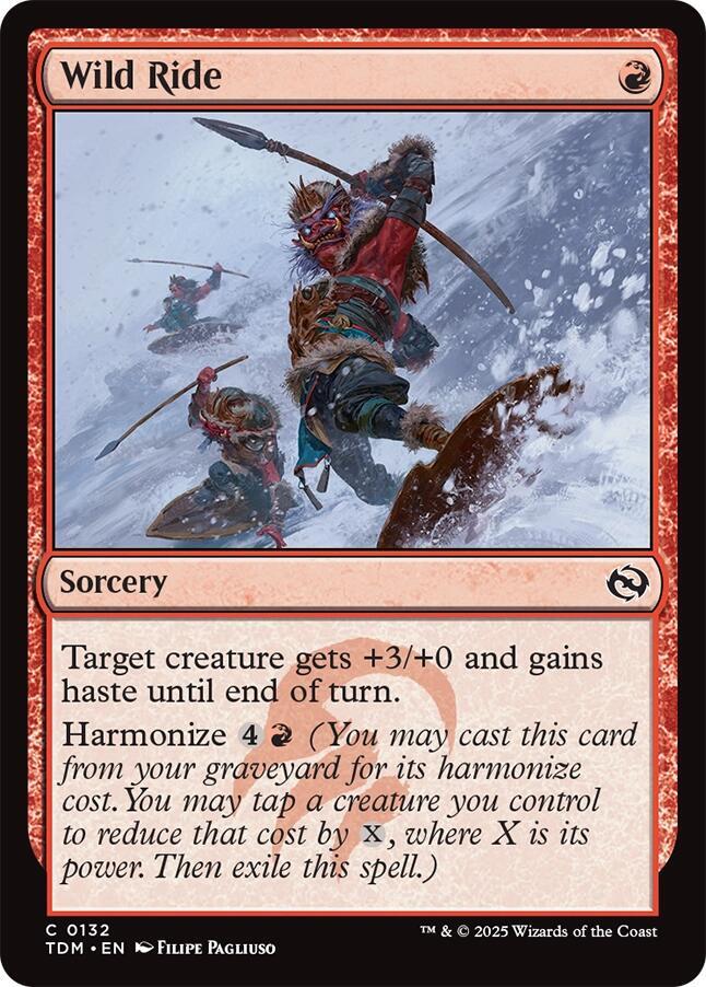 Wild Ride 132 card from Tarkir: Dragonstorm