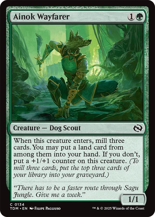 Ainok Wayfarer 134 card from Tarkir: Dragonstorm