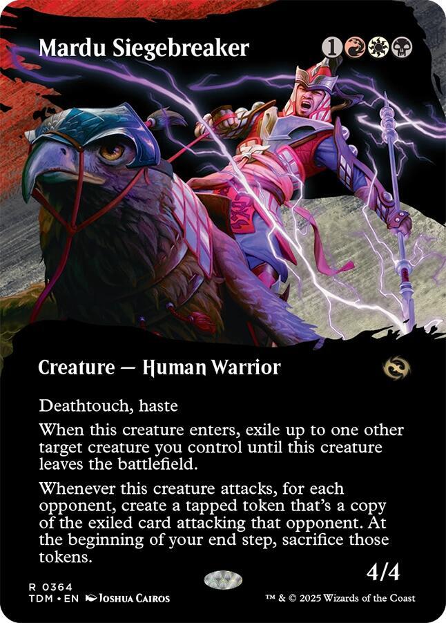 Mardu Siegebreaker (Borderless) 364 card from Tarkir: Dragonstorm