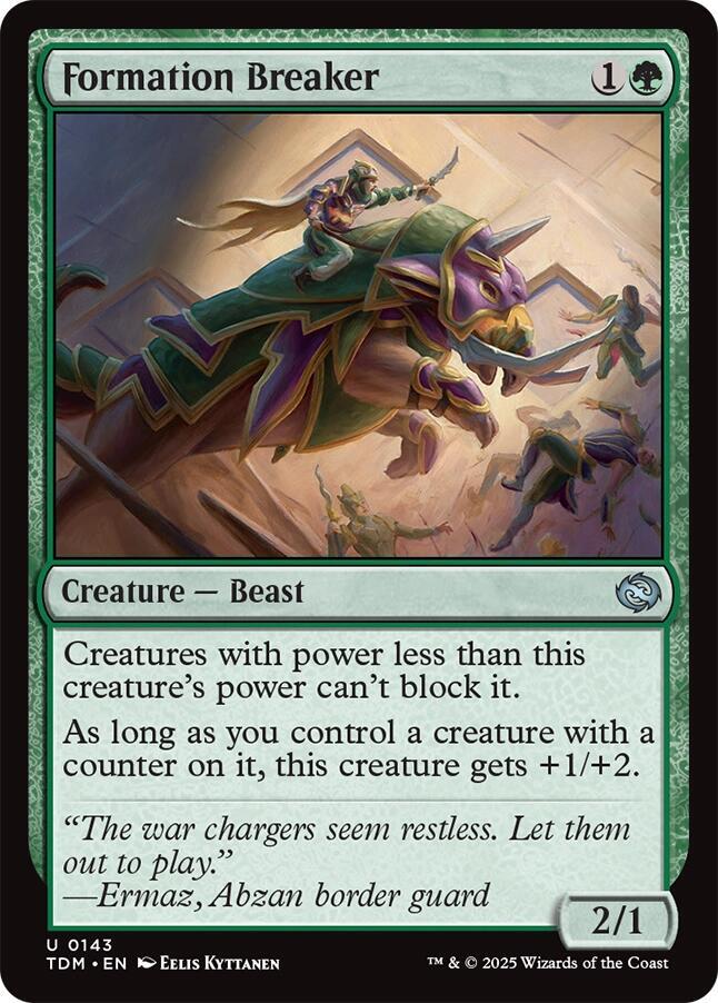 Formation Breaker 143 card from Tarkir: Dragonstorm