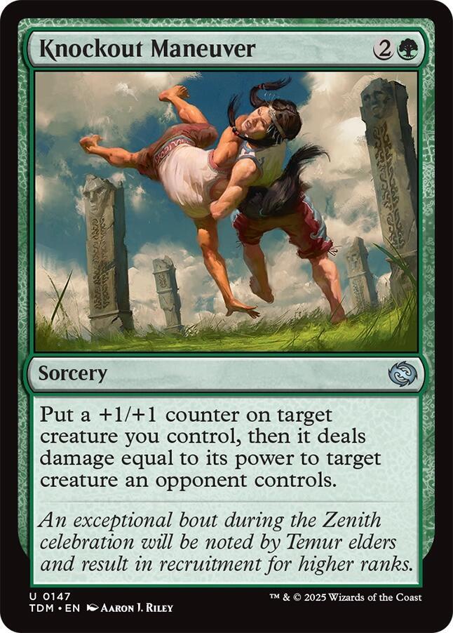 Knockout Maneuver 147 card from Tarkir: Dragonstorm