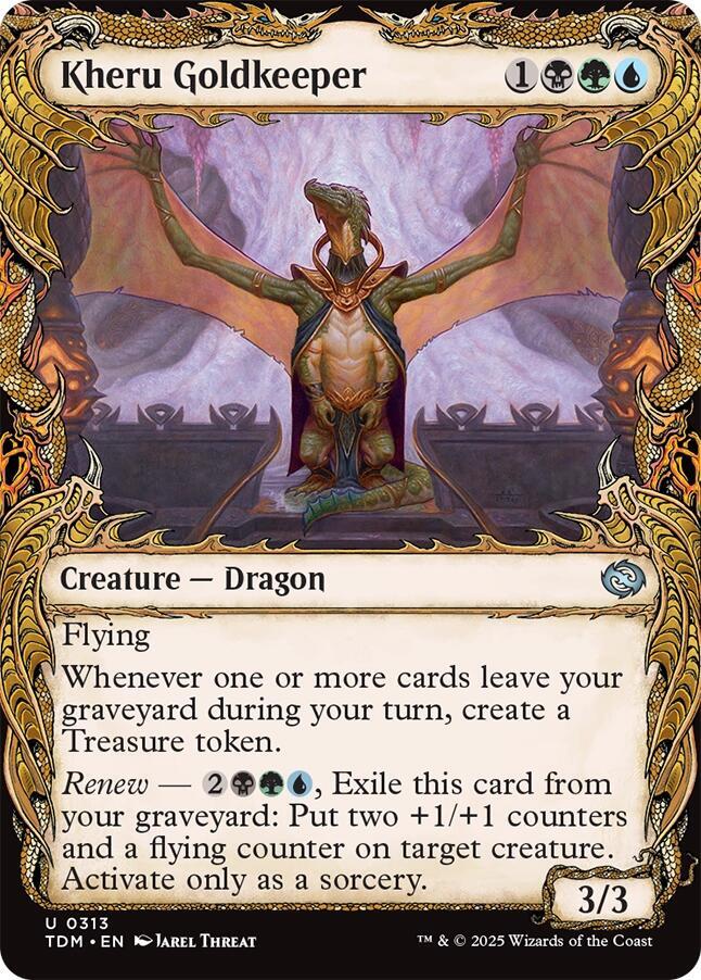 Kheru Goldkeeper (Showcase) 313 card from Tarkir: Dragonstorm