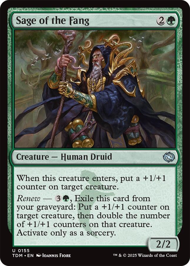 Sage of the Fang 155 card from Tarkir: Dragonstorm