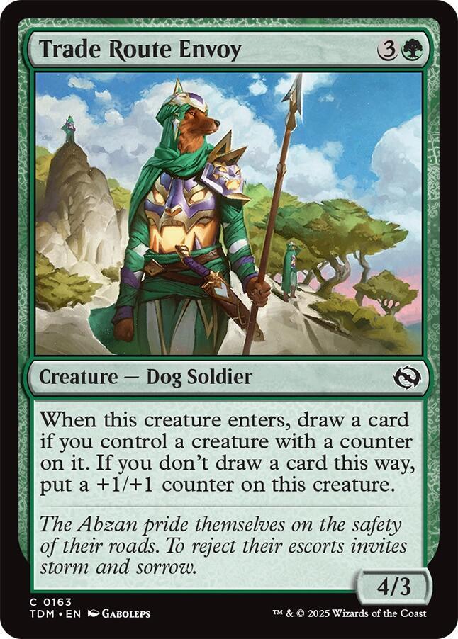 Trade Route Envoy 163 card from Tarkir: Dragonstorm