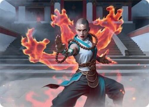 Flamehold Grappler Art Card (24/54) card from Art Series: Tarkir: Dragonstorm