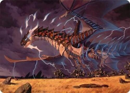 Neriv, Heart of the Storm Art Card (25/54) card from Art Series: Tarkir: Dragonstorm
