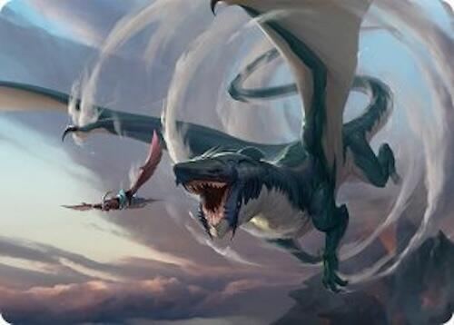 Whirlwing Stormbrood Art Card (27/54) card from Art Series: Tarkir: Dragonstorm
