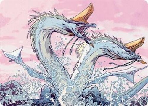 Twinmaw Stormbrood Art Card (39/54) card from Art Series: Tarkir: Dragonstorm