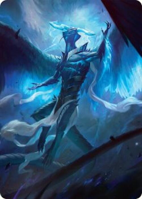 Ugin, Eye of the Storms Art Card (1/54) card from Art Series: Tarkir: Dragonstorm