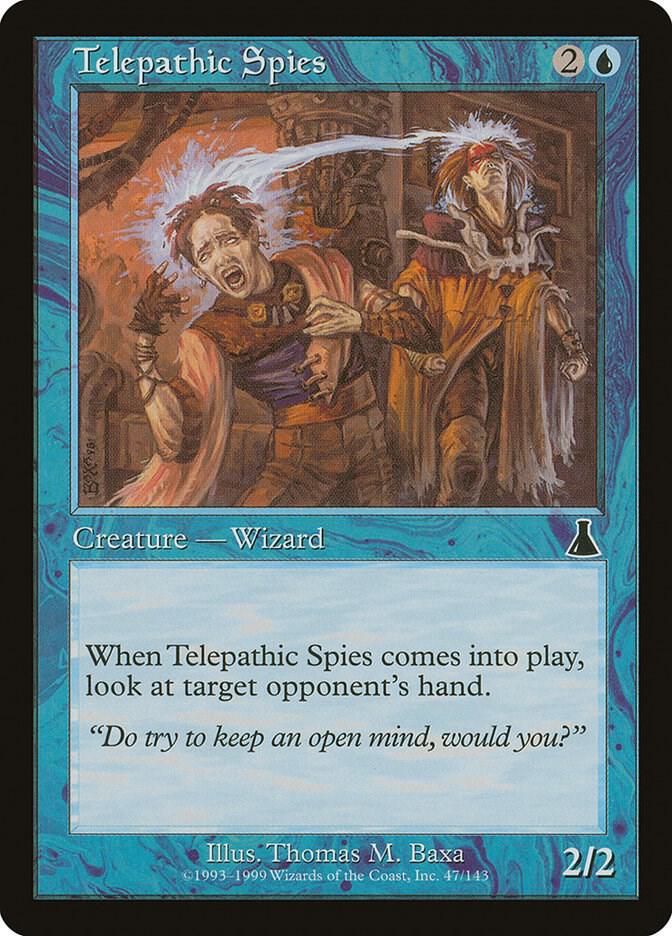 Telepathic Spies 47 card from Urza's Destiny