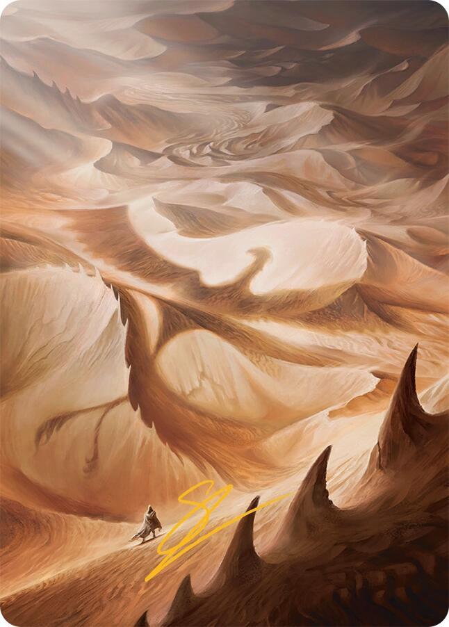 Plains Art Card (30/54) (Gold-Stamped Signature) card from Art Series: Tarkir: Dragonstorm