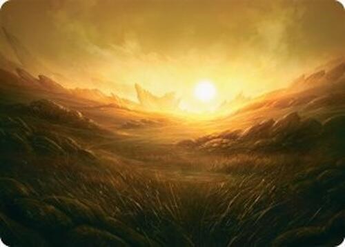 Plains Art Card (31/54) card from Art Series: Tarkir: Dragonstorm