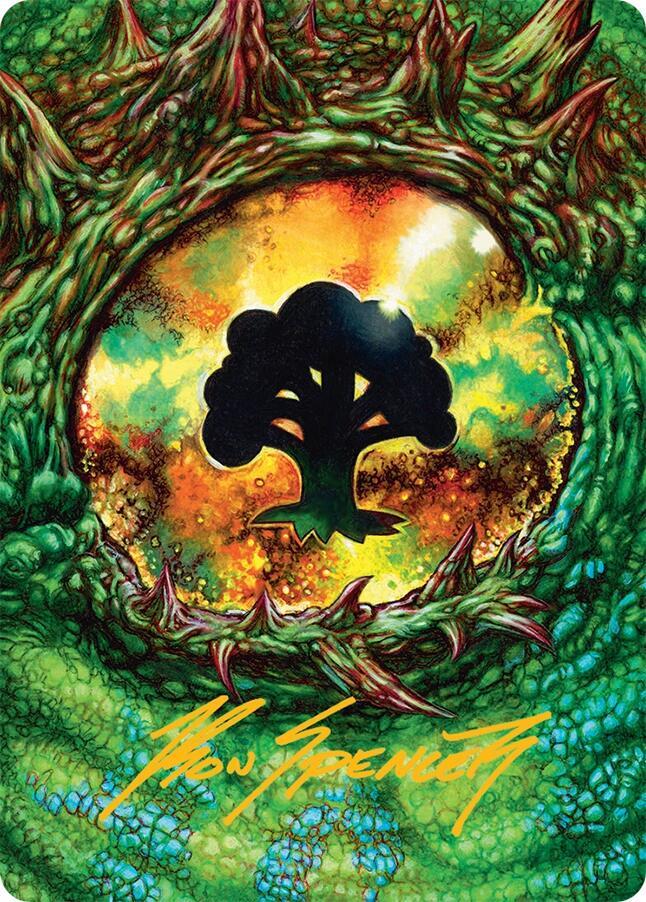 Forest Art Card (32/54) (Gold-Stamped Signature) card from Art Series: Tarkir: Dragonstorm