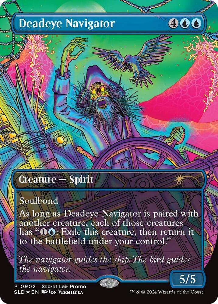 Deadeye Navigator (Rainbow Foil) 902 card from Secret Lair Drop Series