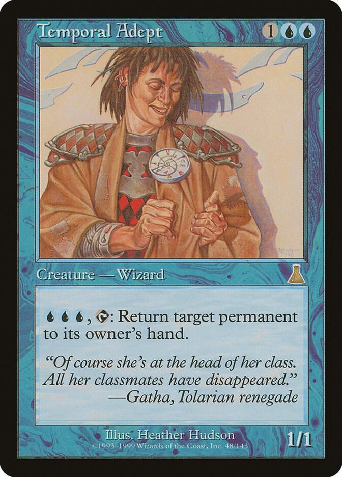 Temporal Adept 48 card from Urza's Destiny