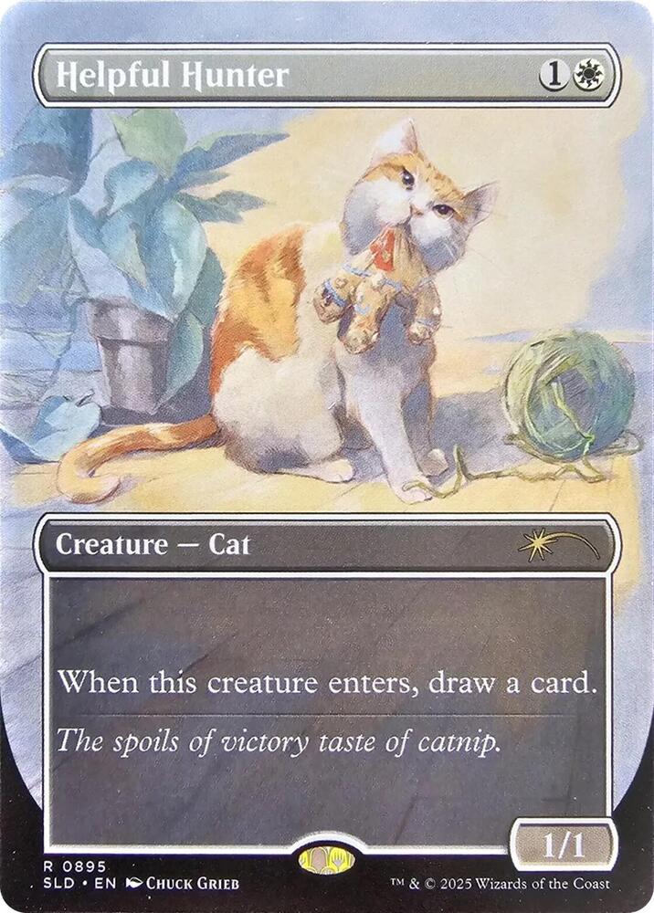 Helpful Hunter 895 card from Secret Lair Drop Series
