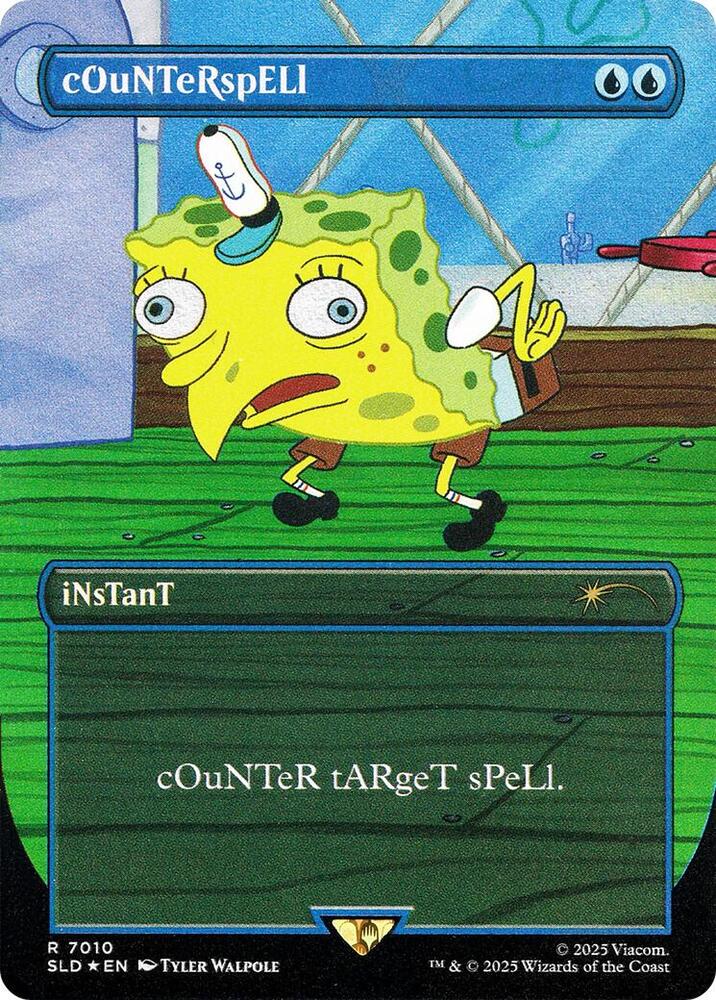 cOuNTeRspELl (Rainbow Foil) 7010 card from Secret Lair Drop Series