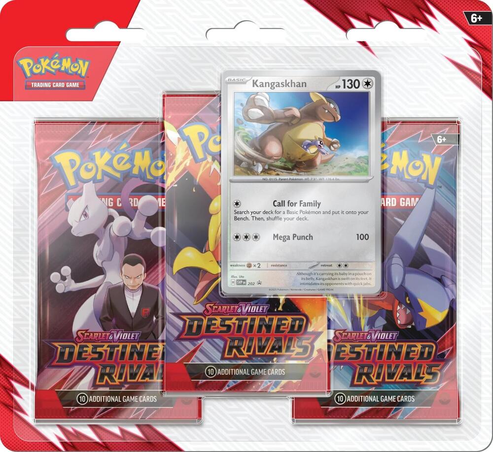 Destined Rivals 3 Pack Blister [Kangaskhan] card from SV10: Destined Rivals
