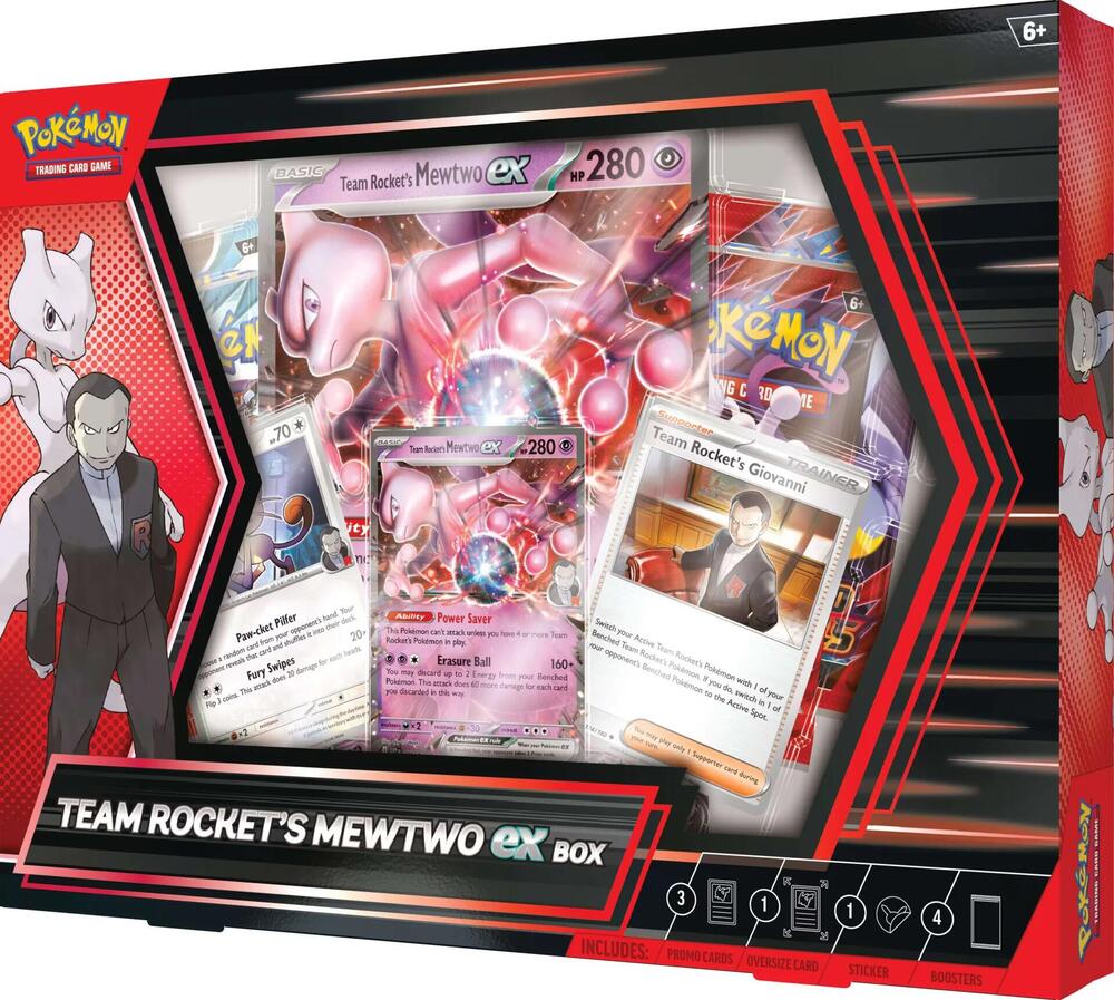Team Rocket's Mewtwo ex Box card from Miscellaneous Cards & Products