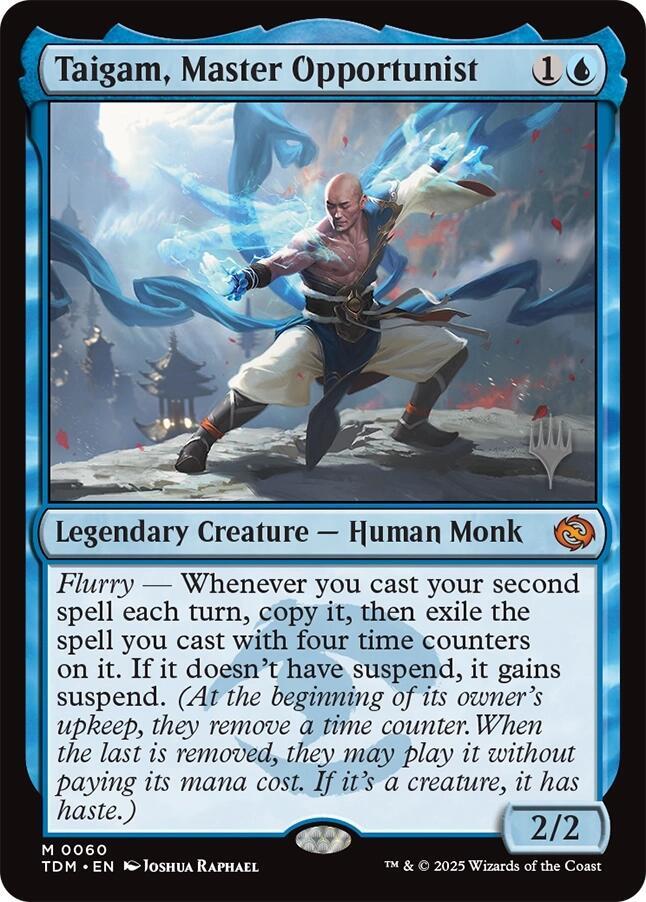 Taigam, Master Opportunist 60 card from Promo Pack: Tarkir: Dragonstorm