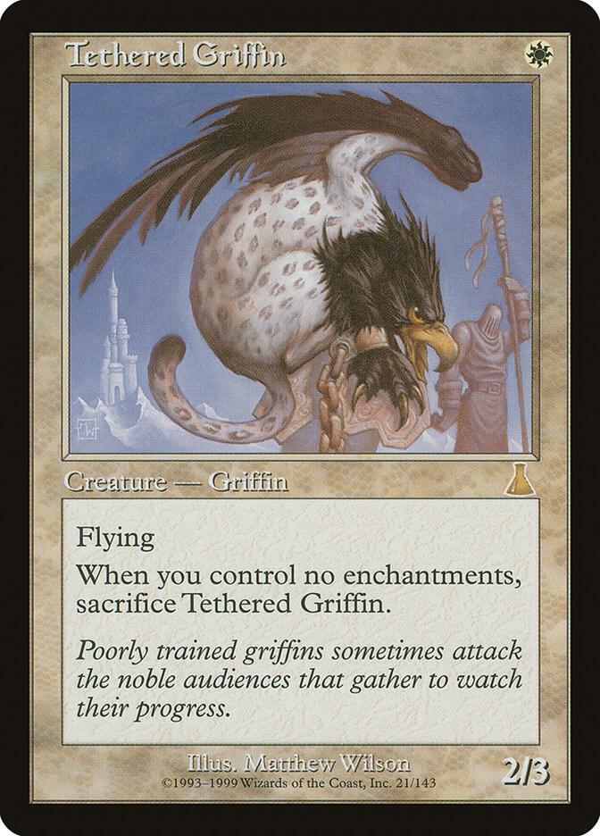 Tethered Griffin 21 card from Urza's Destiny