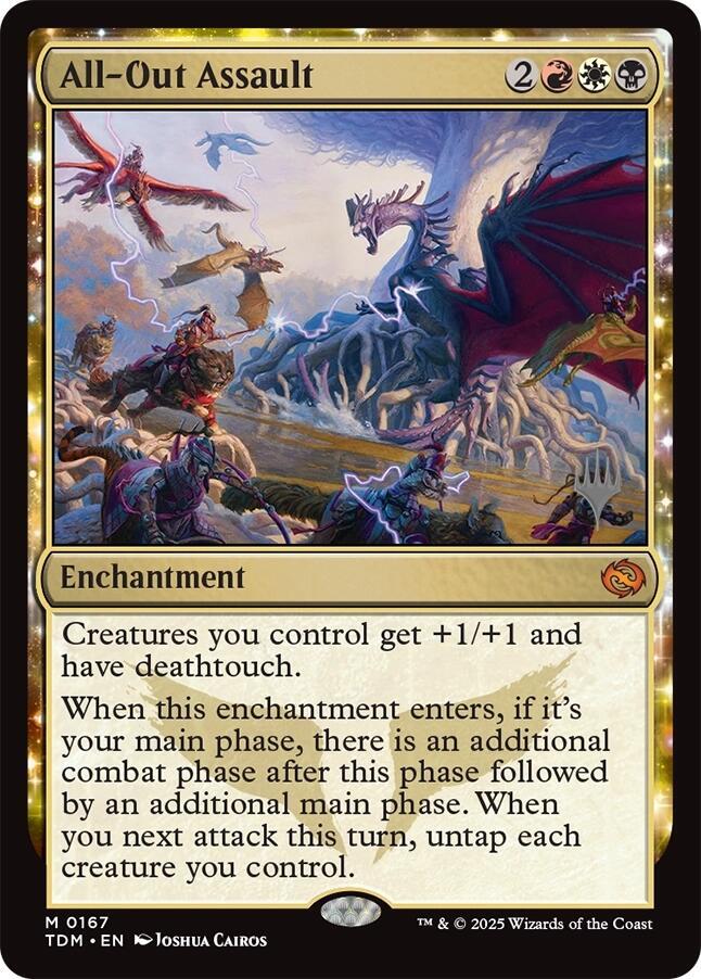 All-Out Assault 167 card from Promo Pack: Tarkir: Dragonstorm