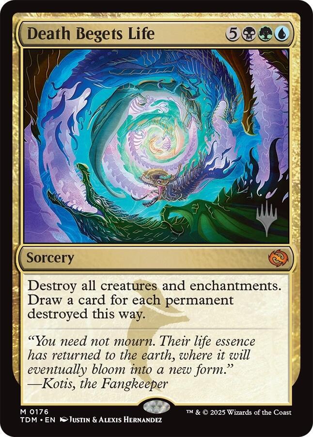 Death Begets Life 176 card from Promo Pack: Tarkir: Dragonstorm