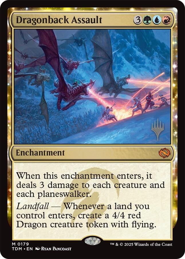 Dragonback Assault 179 card from Promo Pack: Tarkir: Dragonstorm