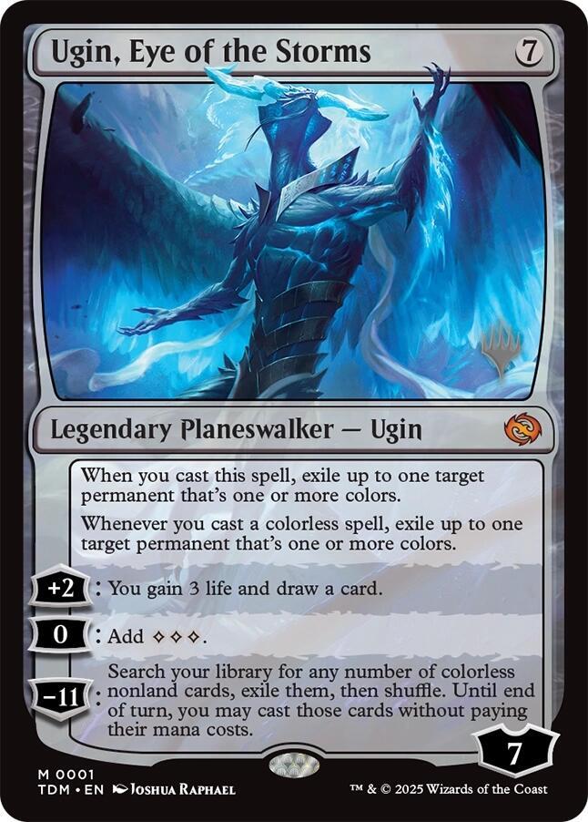Ugin, Eye of the Storms 1 card from Promo Pack: Tarkir: Dragonstorm