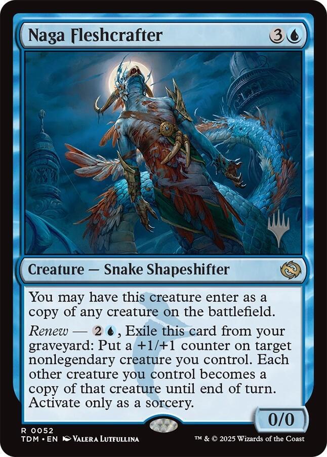 Naga Fleshcrafter 52 card from Promo Pack: Tarkir: Dragonstorm