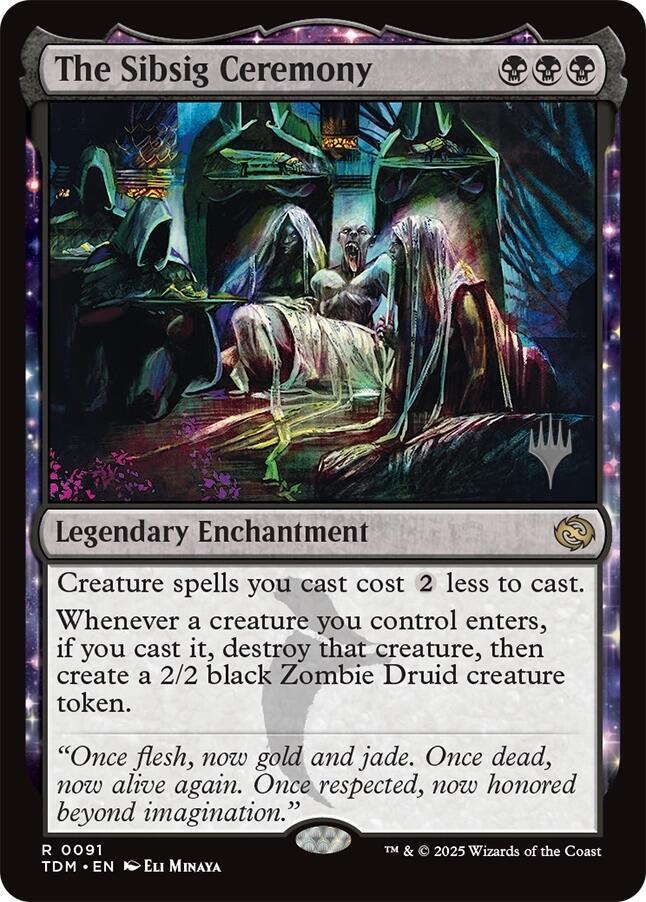 The Sibsig Ceremony 91 card from Promo Pack: Tarkir: Dragonstorm