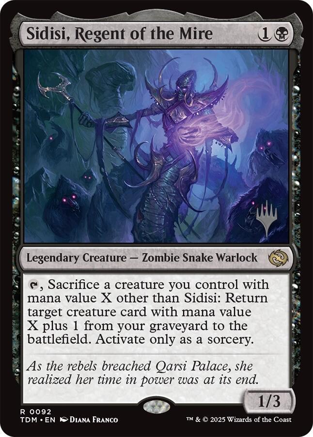 Sidisi, Regent of the Mire 92 card from Promo Pack: Tarkir: Dragonstorm