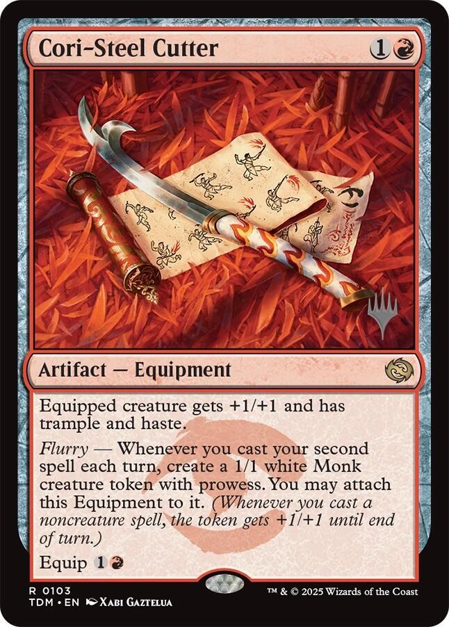 Cori-Steel Cutter 103 card from Promo Pack: Tarkir: Dragonstorm