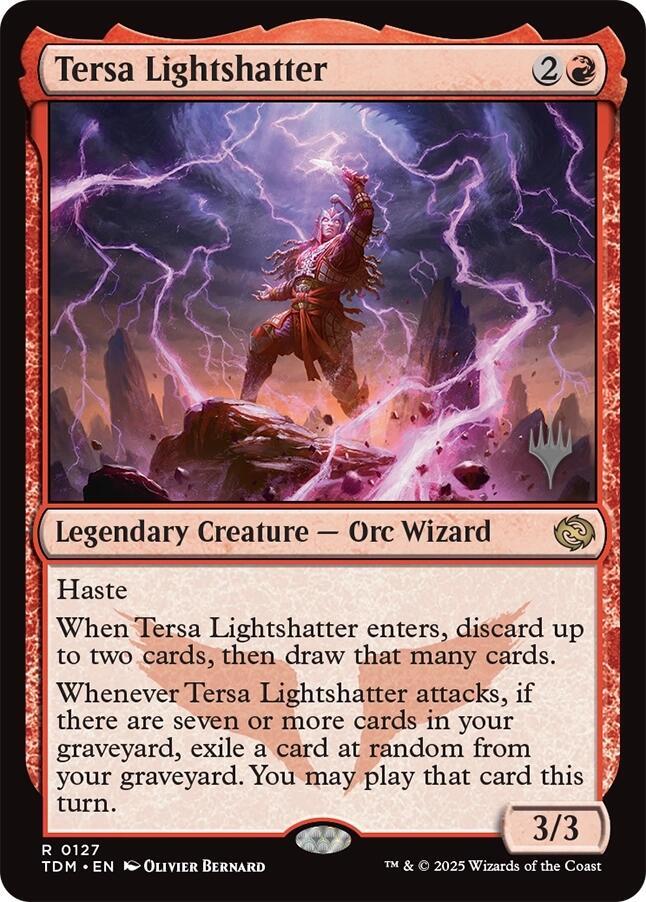 Tersa Lightshatter 127 card from Promo Pack: Tarkir: Dragonstorm