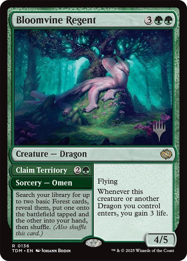 Bloomvine Regent 136 card from Promo Pack: Tarkir: Dragonstorm