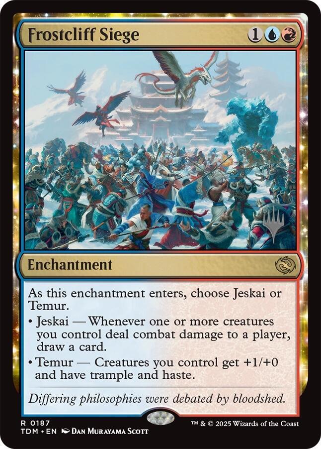 Frostcliff Siege 187 card from Promo Pack: Tarkir: Dragonstorm