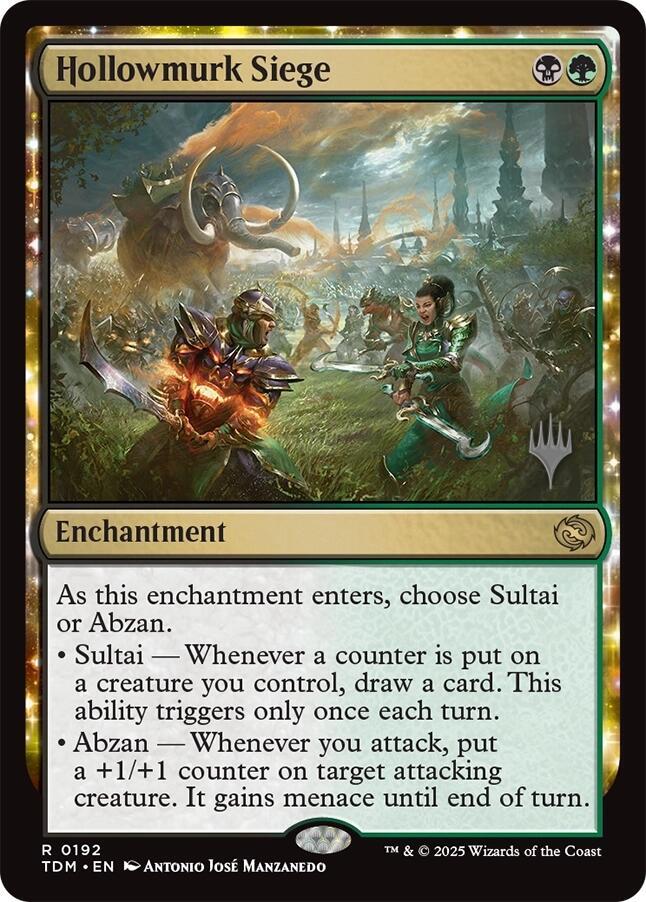 Hollowmurk Siege 192 card from Promo Pack: Tarkir: Dragonstorm