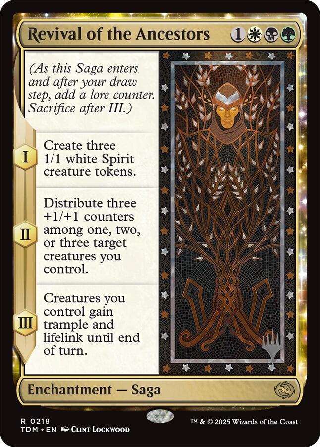 Revival of the Ancestors 218 card from Promo Pack: Tarkir: Dragonstorm