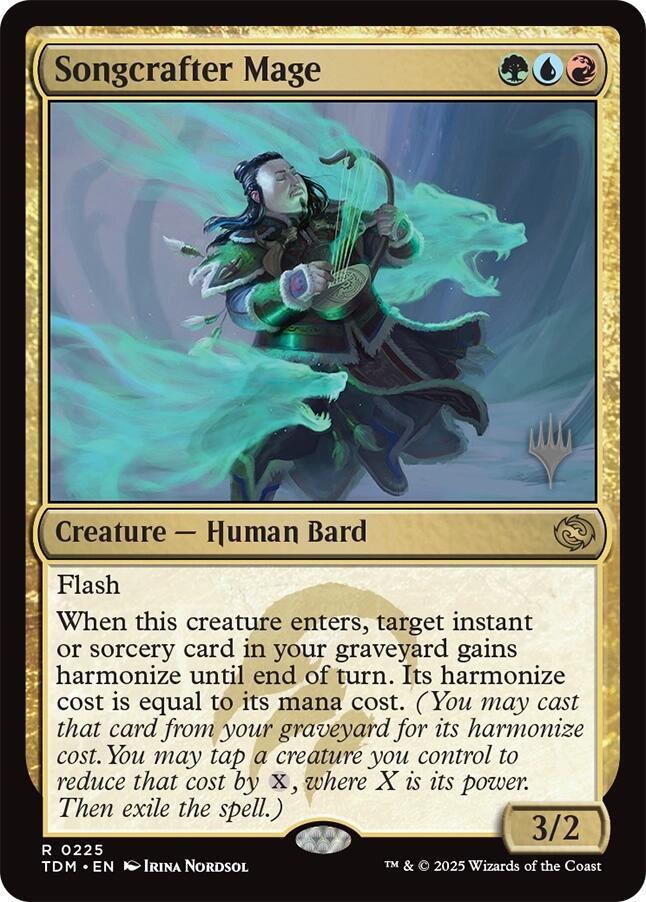 Songcrafter Mage 225 card from Promo Pack: Tarkir: Dragonstorm