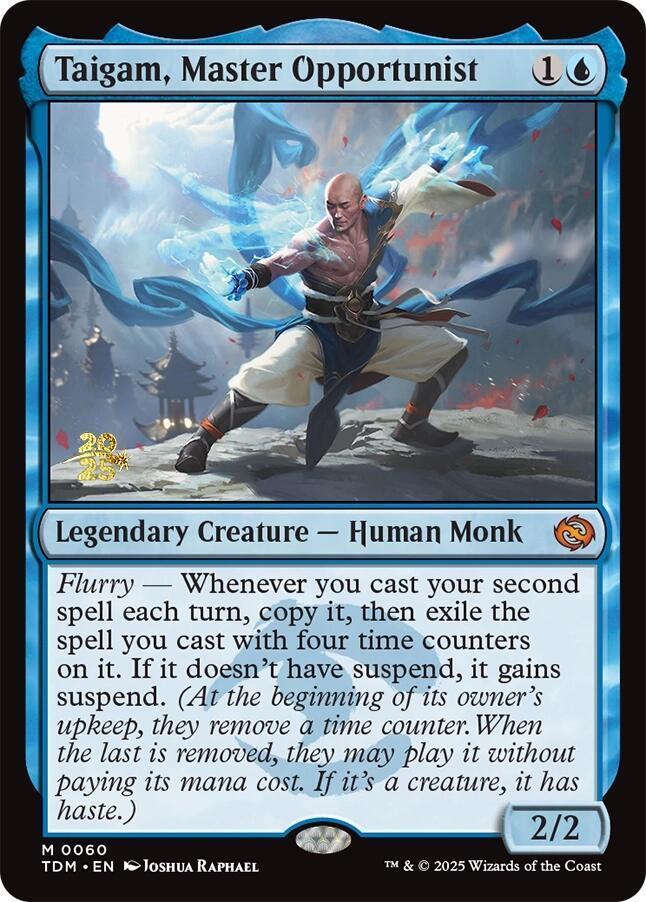 Taigam, Master Opportunist 60 card from Prerelease Cards