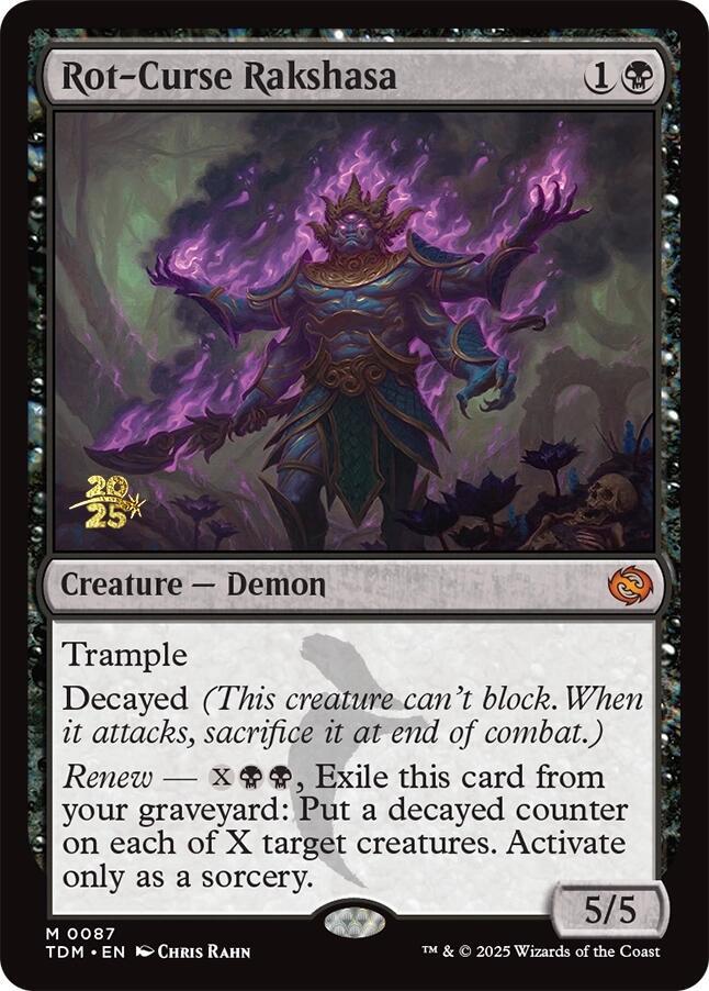 Rot-Curse Rakshasa 87 card from Prerelease Cards