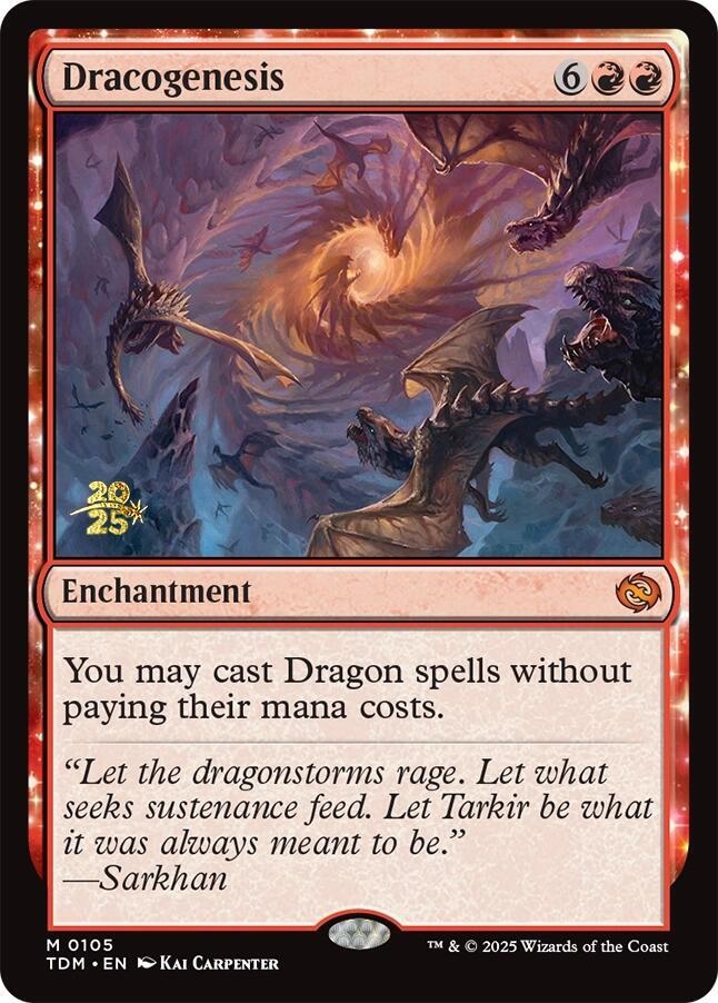 Dracogenesis 105 card from Prerelease Cards