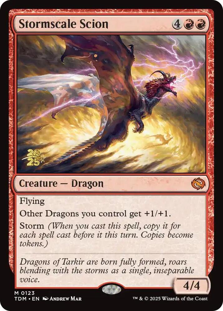 Stormscale Scion 123 card from Prerelease Cards
