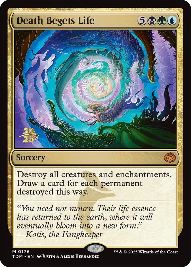 Death Begets Life 176 card from Prerelease Cards