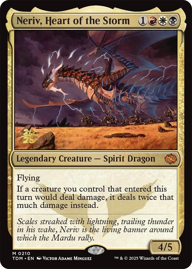 Neriv, Heart of the Storm 210 card from Prerelease Cards